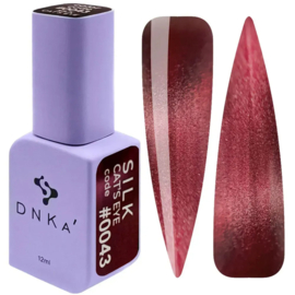 DNKa' Gel Polish Wine Red Cat Eye Silk  - 0043