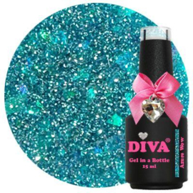 Diva Gel in a Bottle Wow - Azure Wow - 15ml - Hema Free
