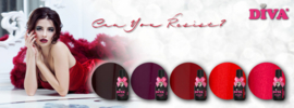 Diva Gellak Burgundy 15 ml - Can You Resist Collection