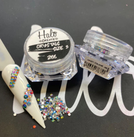 Halo Create - Size 2 Crystals Multi-Colour AB 288s