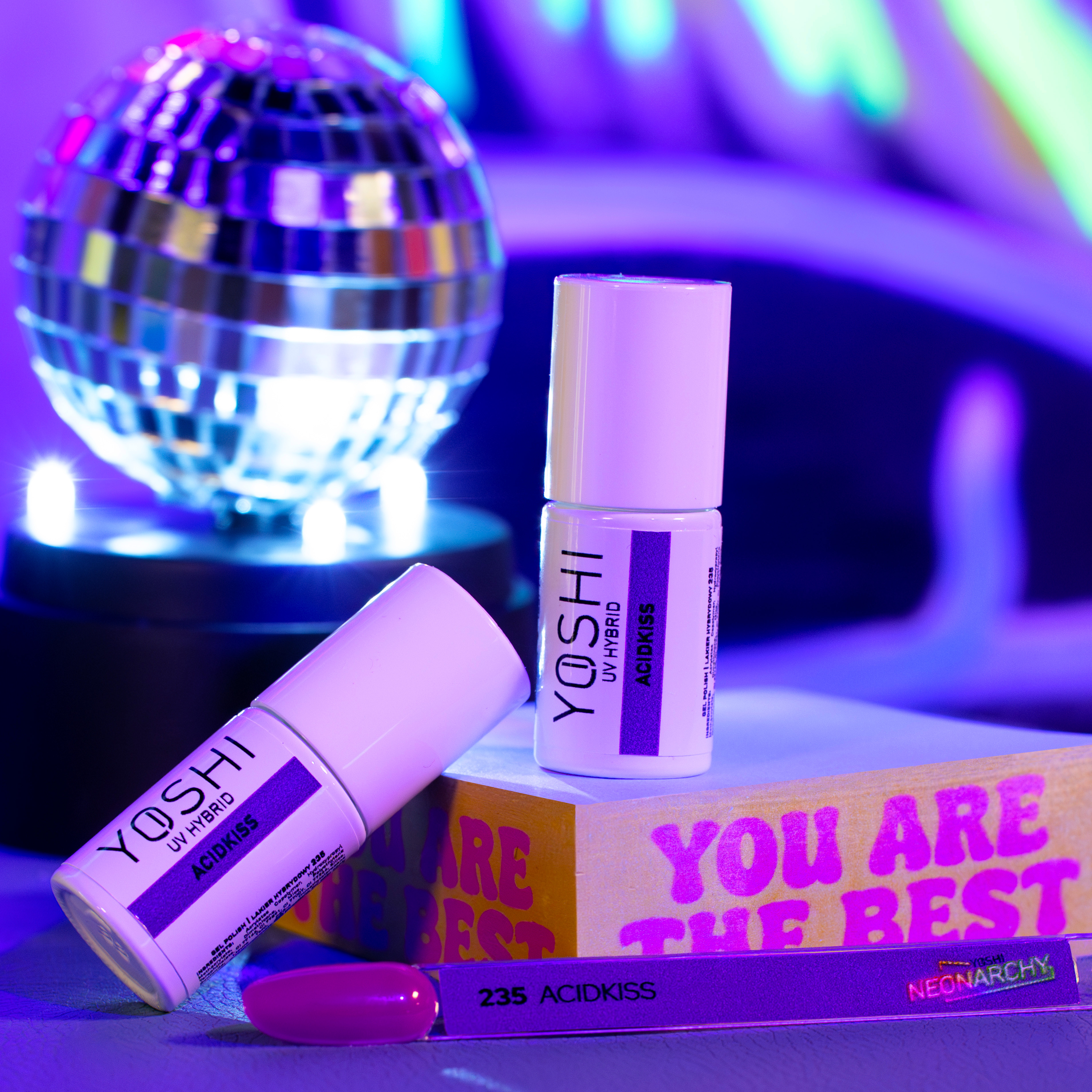 Yoshi Gelpolish Neonarchy 235 Acidkiss 6ml - Hema Free - TPO Free