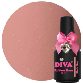 Diva Gellak Rubber Basecoat Blush Pink 15 ml