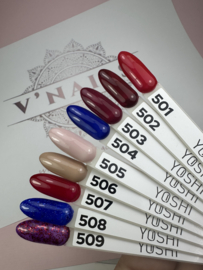 Yoshi Gelpolish The Color is Now Collection 9x6ml - 501-509 + Gratis Color Pop Stickers  - TPO Free