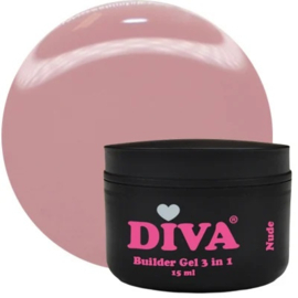 DIVA Builder Gel LOW HEAT 3-in-1 NUDE 15ml