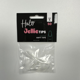 Halo Jellie Nail Tips Coffin, Sizes 5, 50 One Size