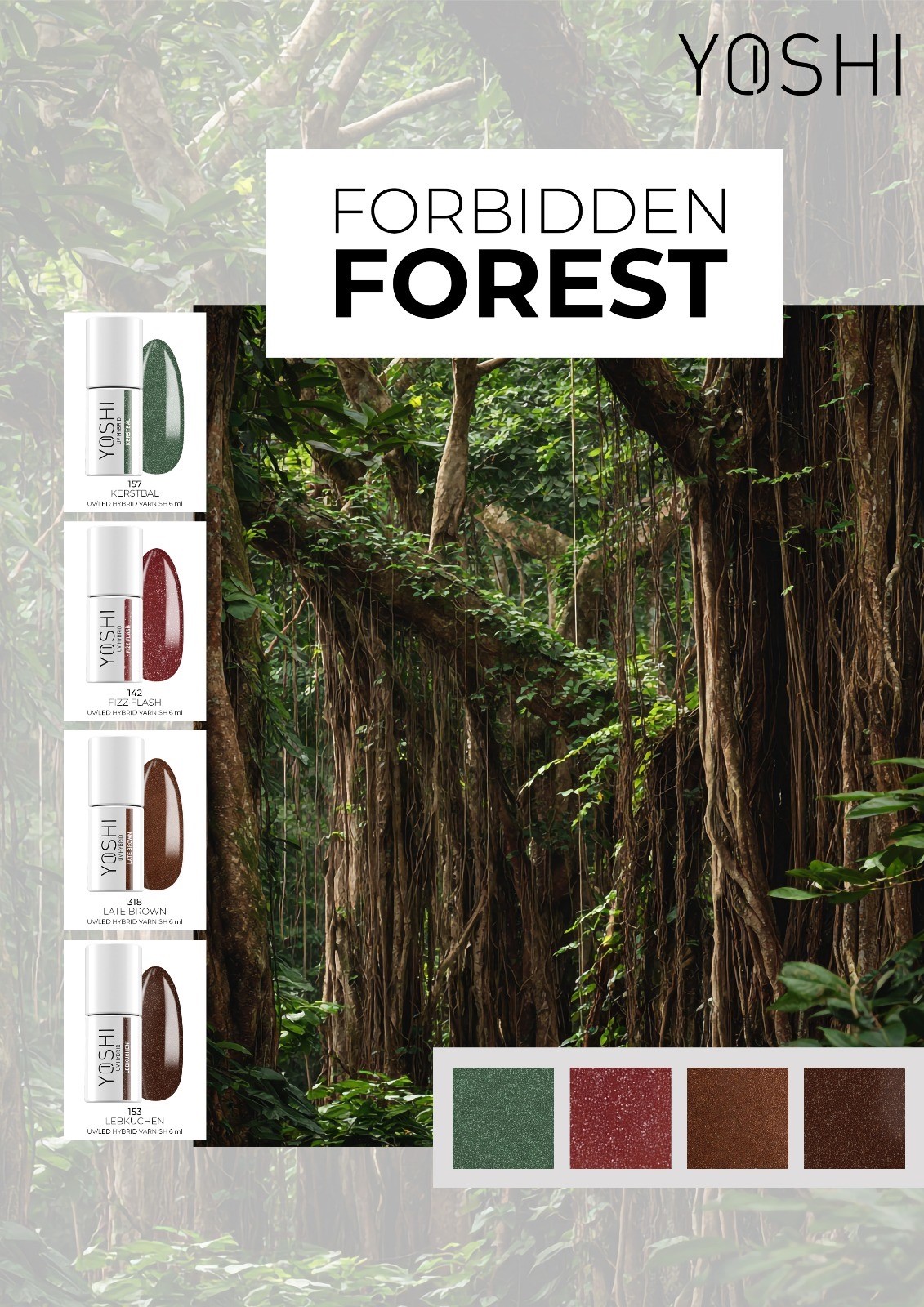 Yoshi Forbidden Forest Collection - Limited Edition 4x6ml - TPO Free