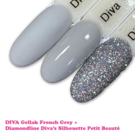 Diva Gellak Diva Shadows French Grey - 10ml - Hema Free