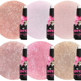 Diva Gel in a Bottle - Glamorous - Champagne 15 ml - Hema Free - TPO Free