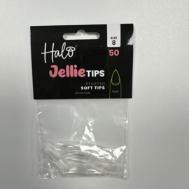 Halo Jellie Nail Tips Stiletto, Sizes 8, 50 One Size