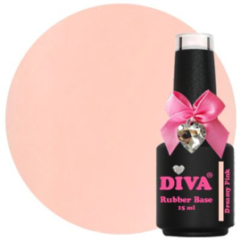 Diva Gellak Rubber Basecoat Dreamy Pink 15 ml