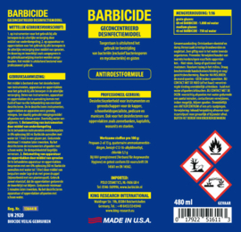 Barbicide desinfectie concentraat 1,9 liter