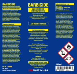Barbicide desinfectie concentraat 473 ml