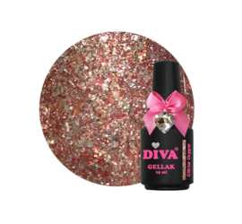 Diva Gellak Glitter Copper