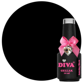 Diva Gellak Amazing Black 10 ml - Hema Free