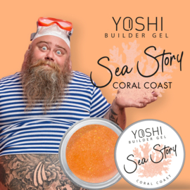 Yoshi Sea Story Coral Coast - 15ml - Glitter Effect  - Low Heat -  TPO Free
