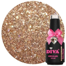 Diva Gellak Dancing with the Diamonds - BOLD Cute Champ 10ml  - Hema Free - TPO Free