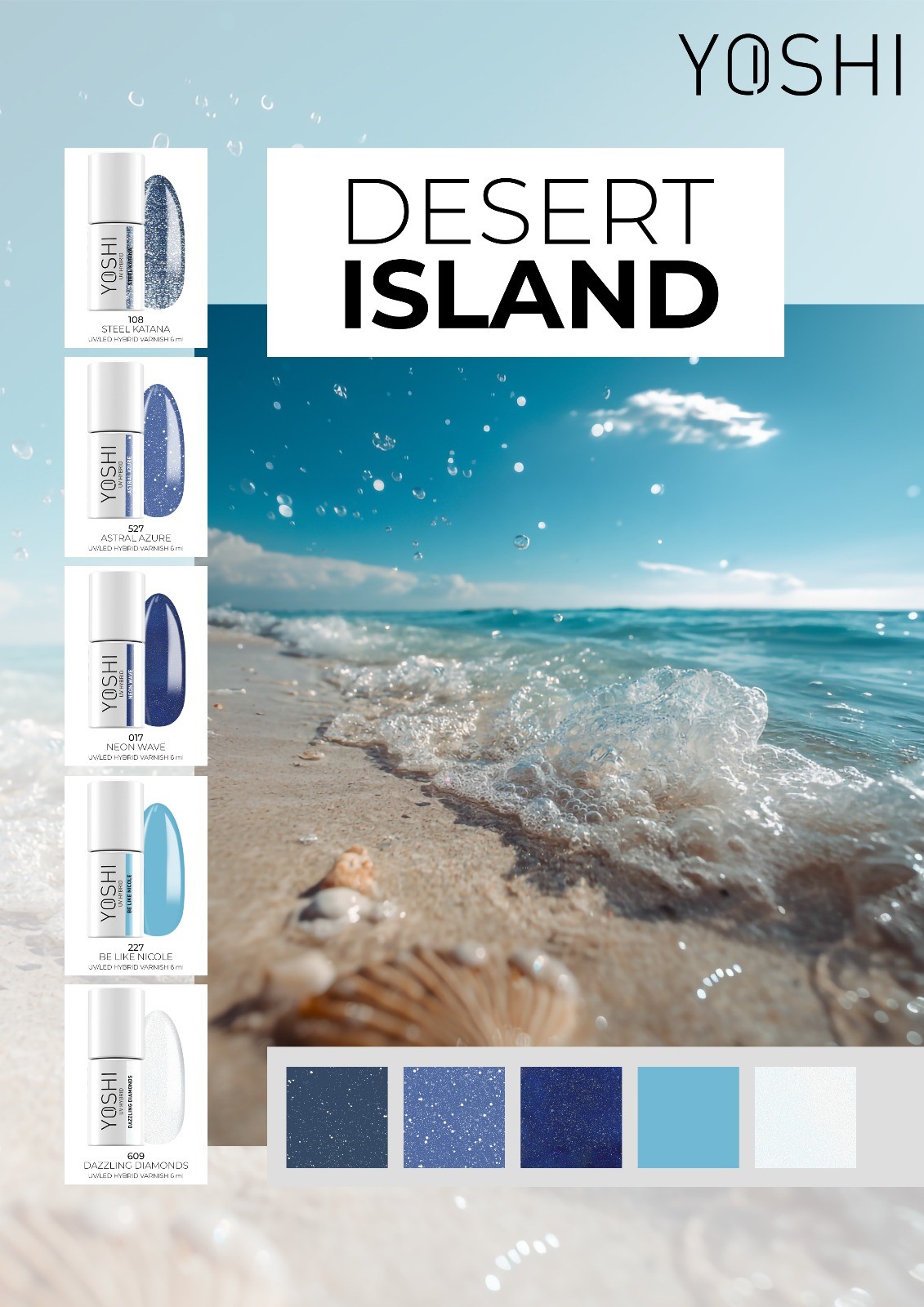 Yoshi Desert Island Collection - Limited Edition 5x6ml - TPO Free