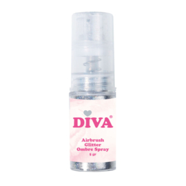 DIVA Airbrush Glitter Spray Silver 10