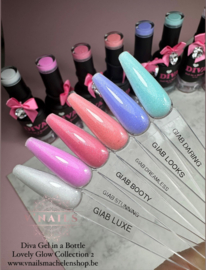 Diva Gel in a Bottle Lovely Glow 2 Collection -  6x15ml - Hema Free + Gratis Fineliner