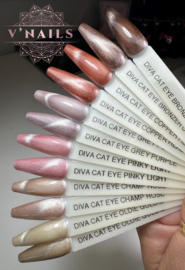 DIVA Gellak Glaze Love Cat Eye Collectie 1 - Champ Rose 10ml