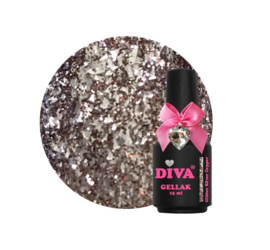 Diva Gellak Glitter Silver Copper