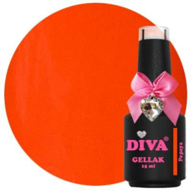 Diva Gellak Papaya - 15ml - The Exotic Colors Collection