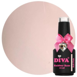 Diva Gellak Rubber Basecoat Soft Pink 10ml