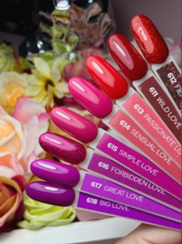 Yoshi Gelpolish Love - Fiery Love 6ml - 612  - TPO Free