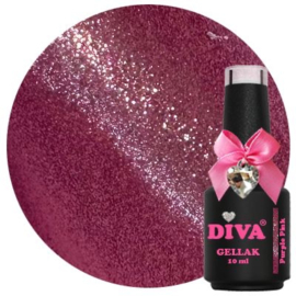 DIVA Gellak Glaze Love Cat Eye Collectie 2  -  Purple Pink 10ml