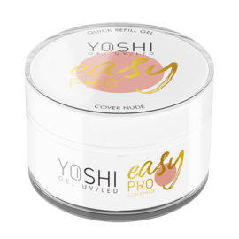 Yoshi Easy PRO GEL UV LED Cover Nude - 50ml - Self Leveling - Low Heat  - TPO Free