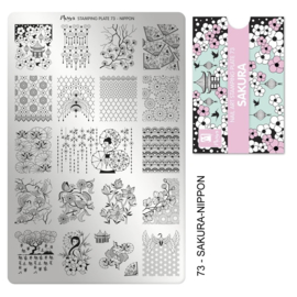 Moyra Stamping Plate 073 Sakura