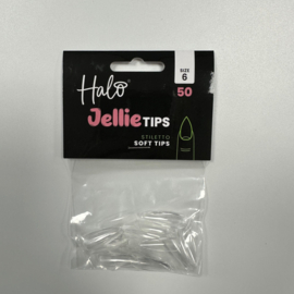 Halo Jellie Nail Tips Stiletto, Sizes 6, 50 One Size