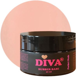 Diva Gellak Rubber Basecoat Pertfect Nude 30 ml - POT