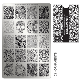 Moyra Stamping Plate 003 Ornaments