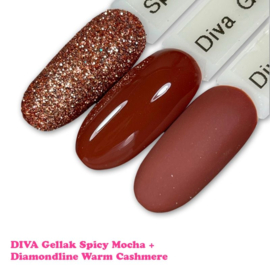Diva Gellak Velvet Valley Spicy Mocha 10ml - Hema Free - TPO Free