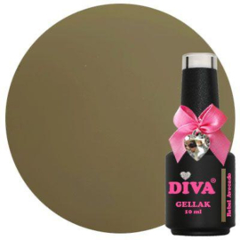 Diva Gellak Tinted Green Colors - Rebel Avocado - 10ml - Hema Free