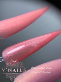 Diva Gellak Rubber Basecoat Crystal Flamingo 15 ml