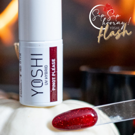 Yoshi Gelpolish Sip Sip Hooray - Pinot Please 6ml - 147  - Reflective -  TPO Free