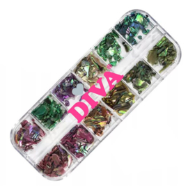 Shell Sheet Inlay nail art 12 Colors