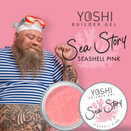 Yoshi Sea Story Seashell Pink - 15ml - Glitter Effect  - Low Heat -  TPO Free