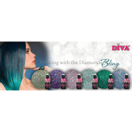 Diva Gellak Dancing with the Diamonds - BLING Collection 6x10ml - Hema Free - TPO Free