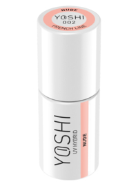Yoshi Gelpolish French Line - Nude 6ml - 002  - Semi Transparant - TPO Free