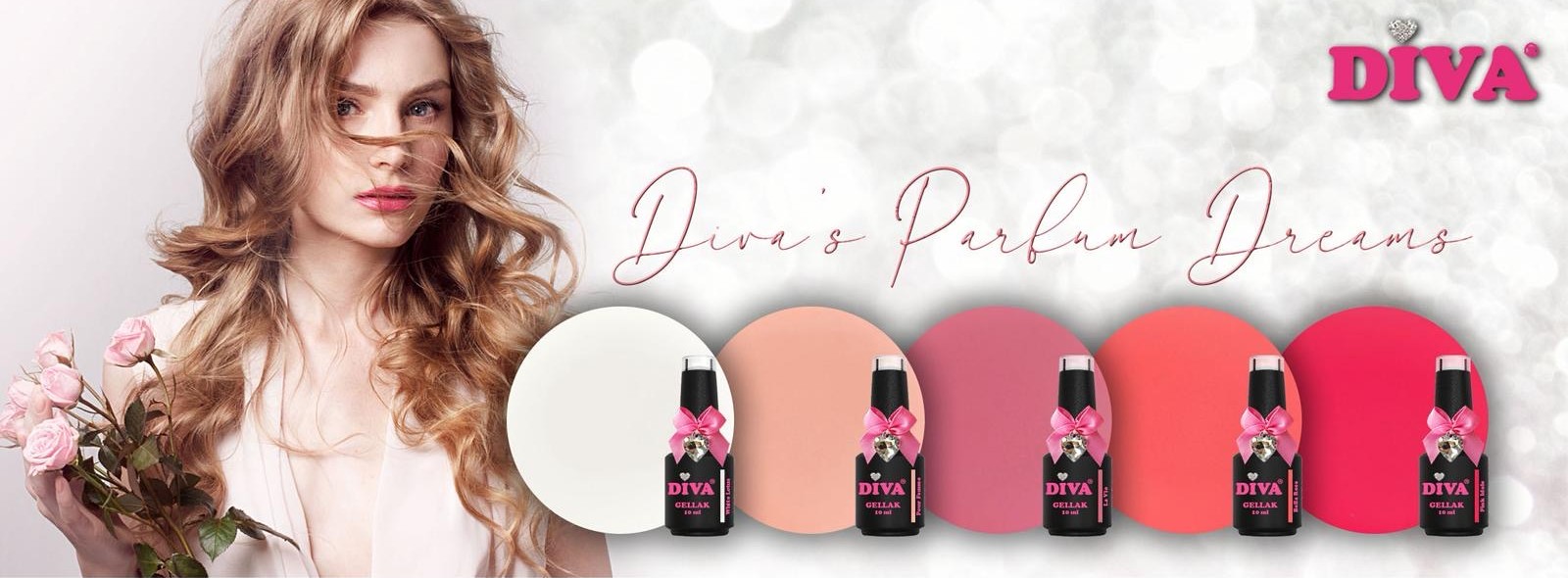 Diva Gellak Diva's Parfum Dreams Collection - 5 x 10ml - Hema Free - TPO Free
