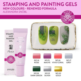 Moyra Stamping and Painting Gel No.15 Mauve