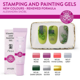 Moyra Stamping and Painting Gel No.19 Silver