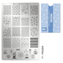 Moyra Stamping plate 071 Frozen