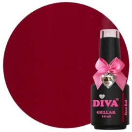 Diva Gellak  Coco  Red - 10ml- Hema Free