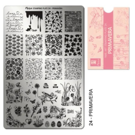 Moyra Stamping Plate 024 Primavera