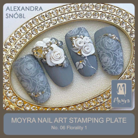 Moyra Stamping Plate 006 Florality 1