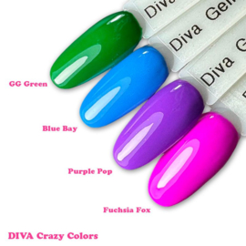 DIVA Gellak Crazy Colors  Fuchsia Fox - 10ml - Hema Free